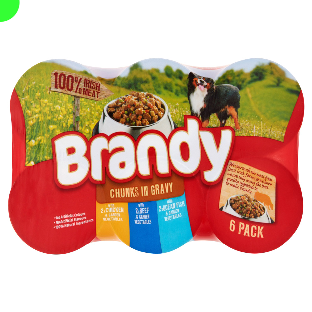 Brandy Chunks in Gravy 4 x 6pk x 395g