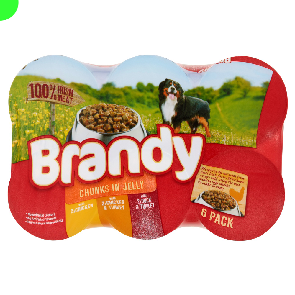 Brandy Chunks in Jelly 4 x 6pk x 395g