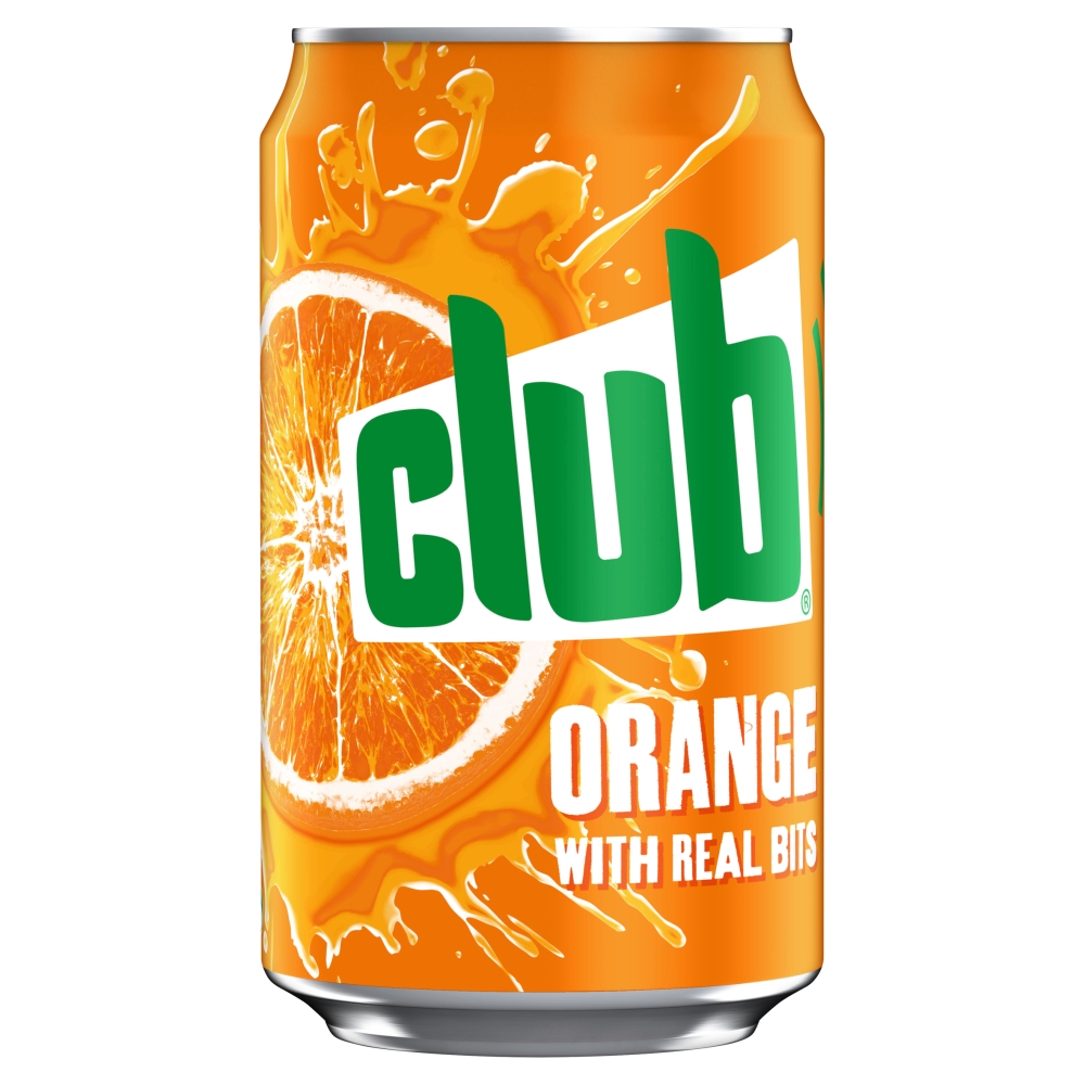 Club Orange Cans  24 x 330ml (DRS)